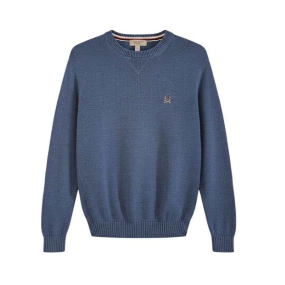 Vintage Tommy Hilfiger Sweater Size XL Cotton Crew Neck Preppy Cozy Retro Y2K